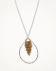 Leonne Teardrop Necklace • Mixed Metal