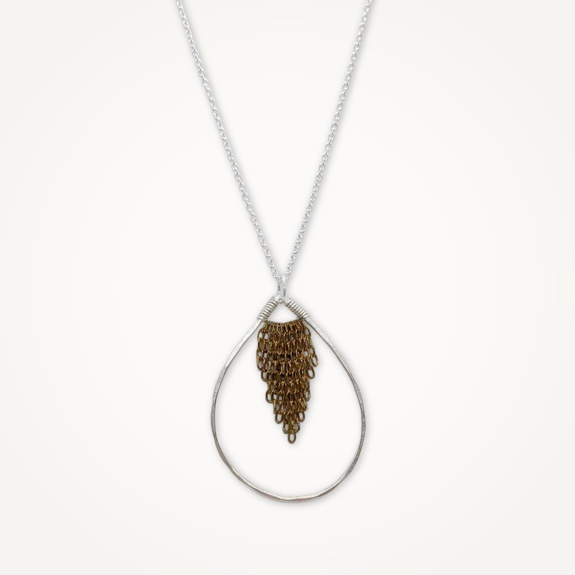 Leonne Teardrop Necklace • Mixed Metal
