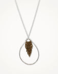 Leonne Teardrop Necklace • Mixed Metal