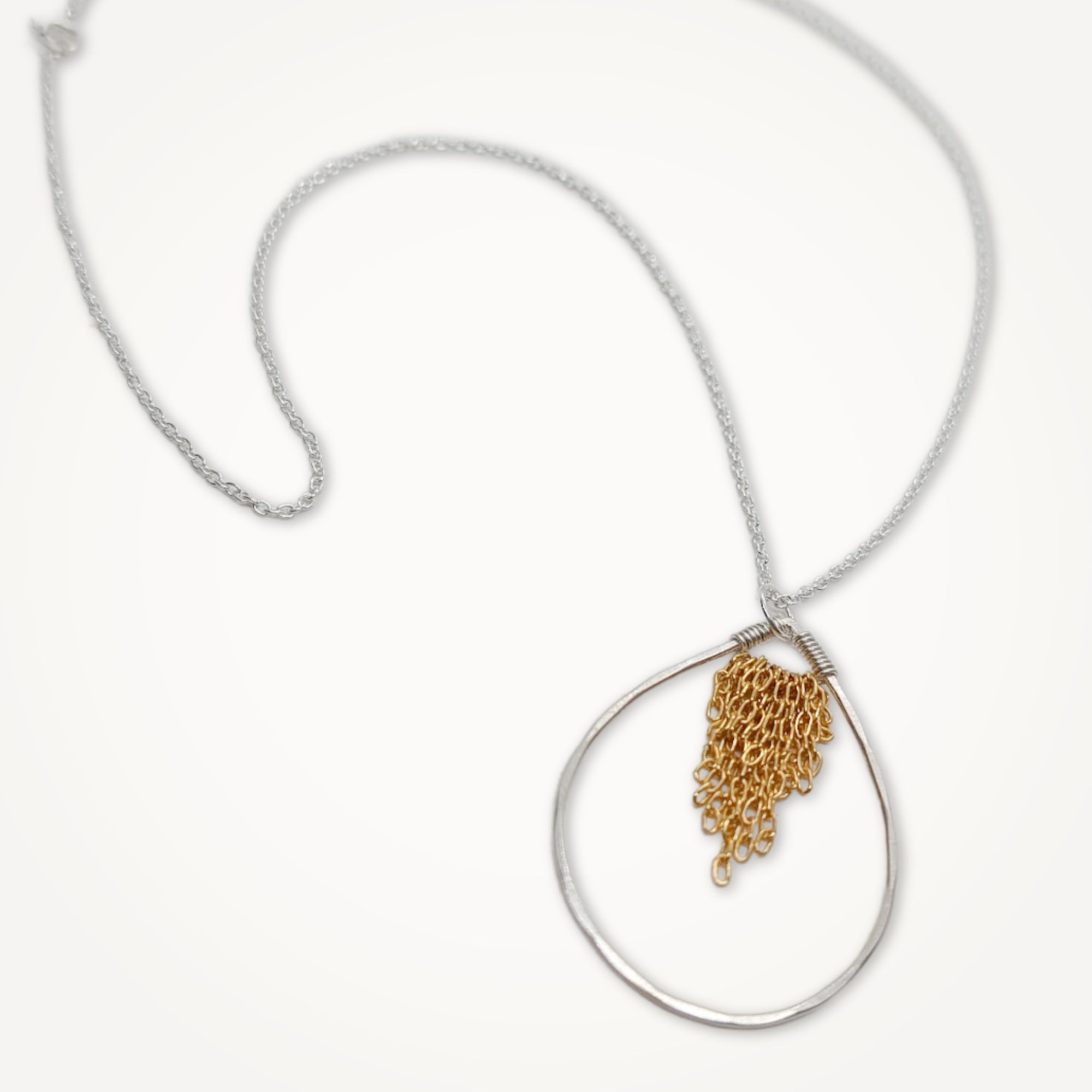 Leonne Teardrop Necklace • Mixed Metal
