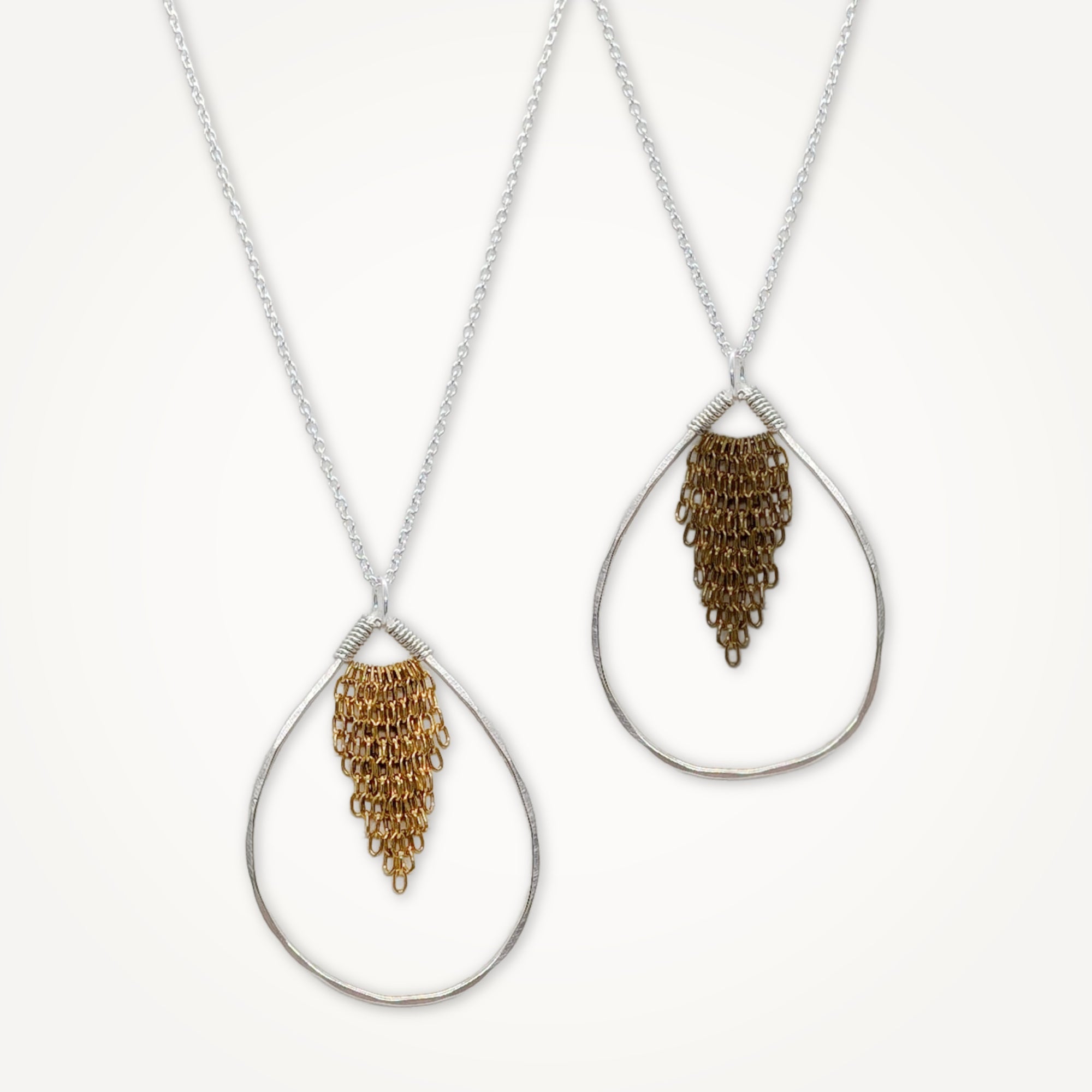 Leonne Teardrop Necklace • Mixed Metal