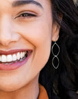 Linked Marquise Earrings