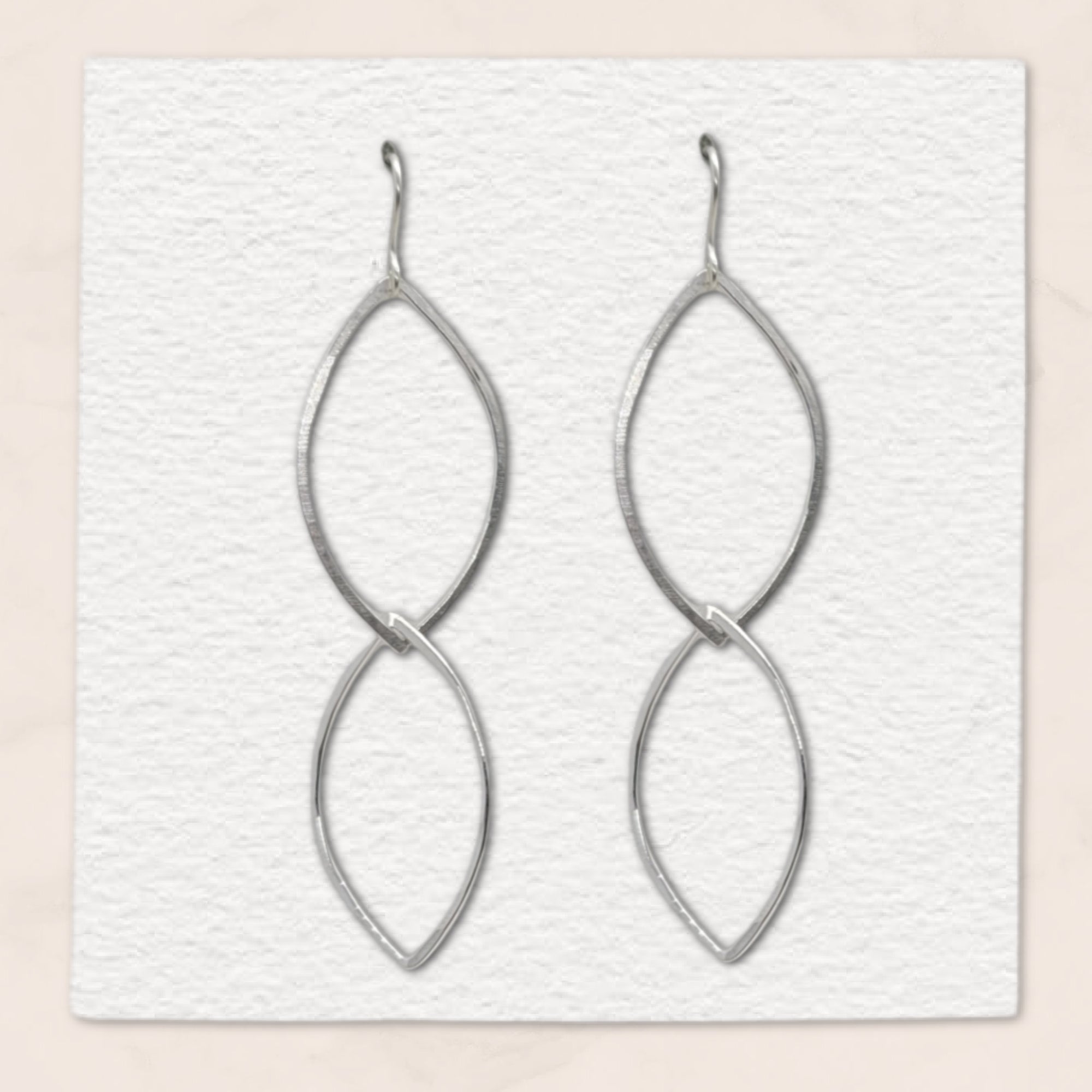 Linked Marquise Earrings