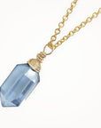 Hexa Crystal Necklace • Choice of Gemstone