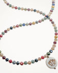 Beaded Lotus Necklace