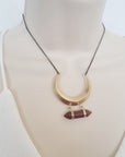 Lunar Lux Necklace • Choice of Gemstone