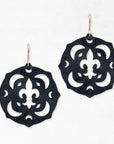Celestial Mandala Earrings • Fleur de Lis