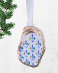 Mardi Gras Fleur de Lis Ornament • Oyster Shell