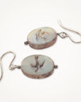 Meditation Earrings • Peace Dove Sand