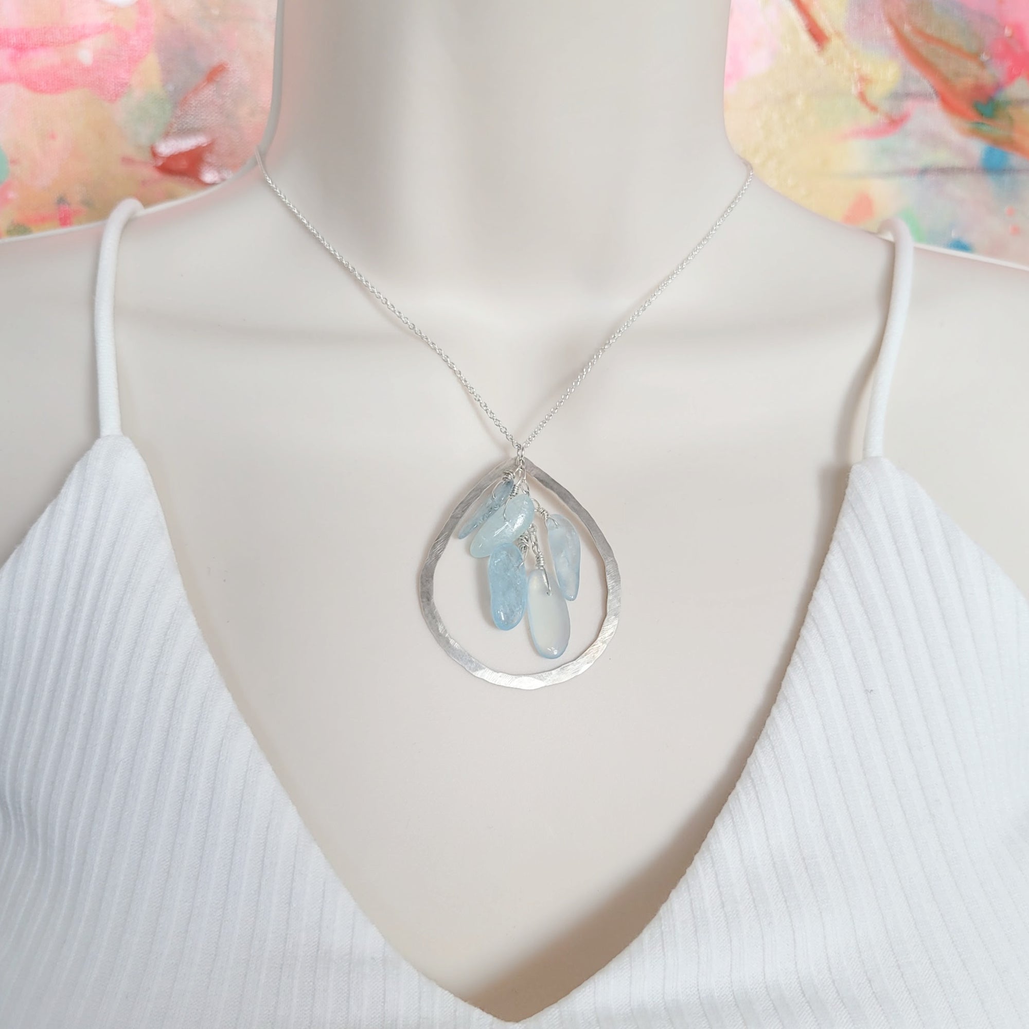 Mediterranean Necklace • Aquamarine