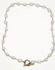 Moderne Pearl Wire Wrap Necklace
