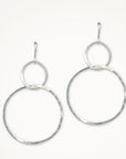 Moonstruck Earrings • Double Hoop