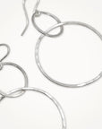 Moonstruck Earrings • Double Hoop