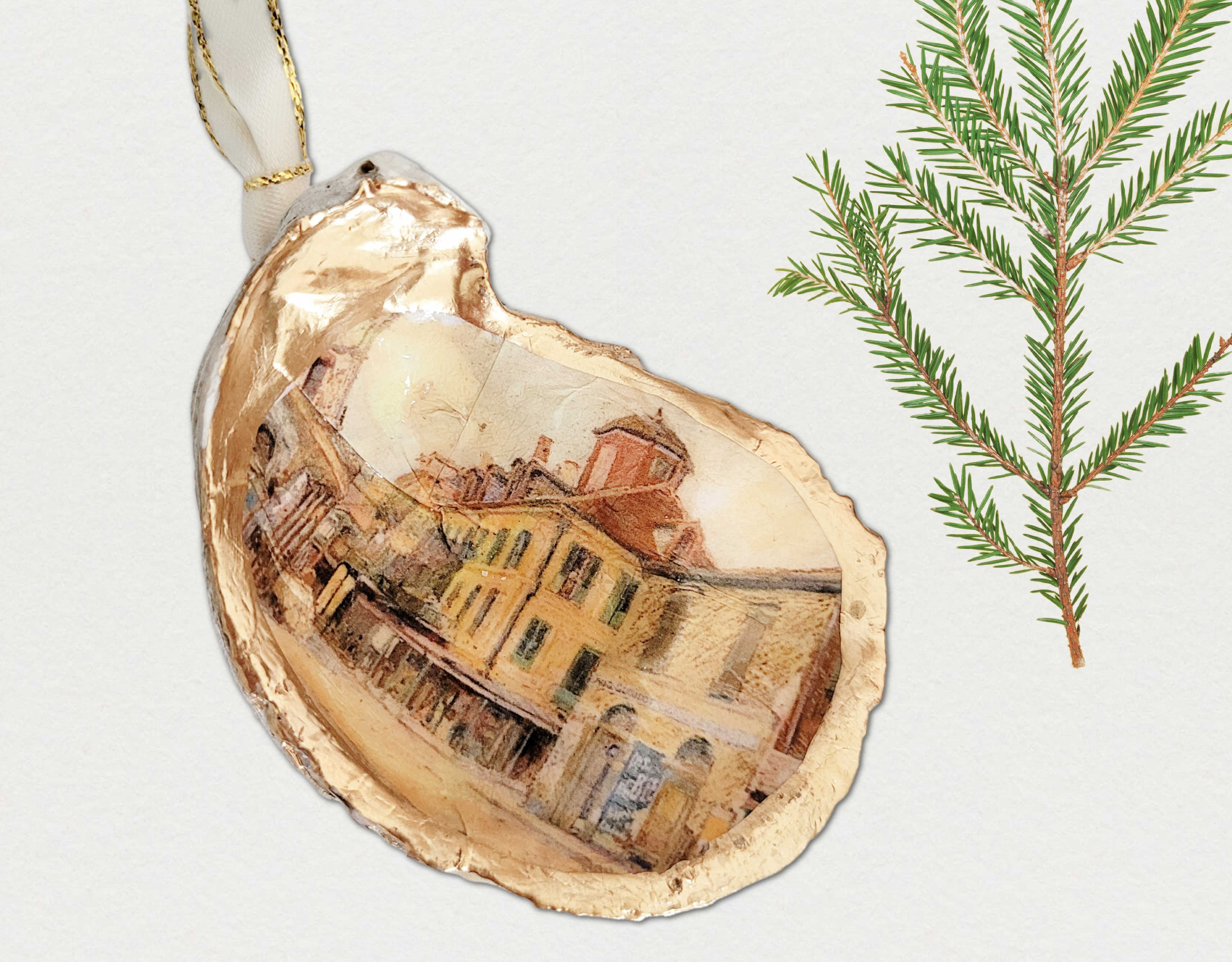 Napoleon House Ornament • Oyster Shell