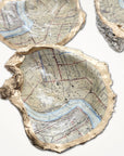 New Orleans Map Trinket Dish • Oyster Shell