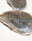 New Orleans Map Trinket Dish • Oyster Shell