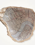 New Orleans Map Trinket Dish • Oyster Shell