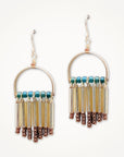 Auric Arc Beaded Earrings
