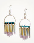 Auric Arc Beaded Earrings