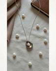 Nestled Pearl Oyster Necklace