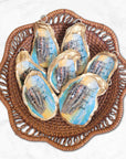 Paddle Boat Ornament • Oyster Shell