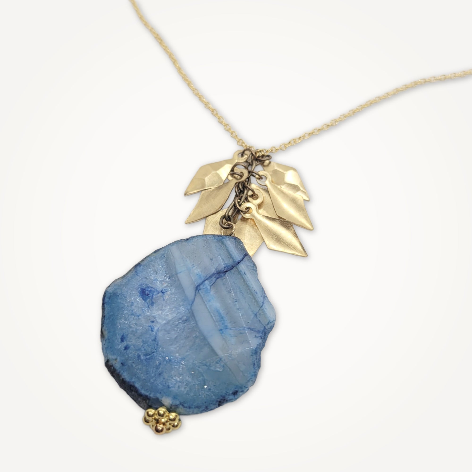 Azure Agate Panache Necklace