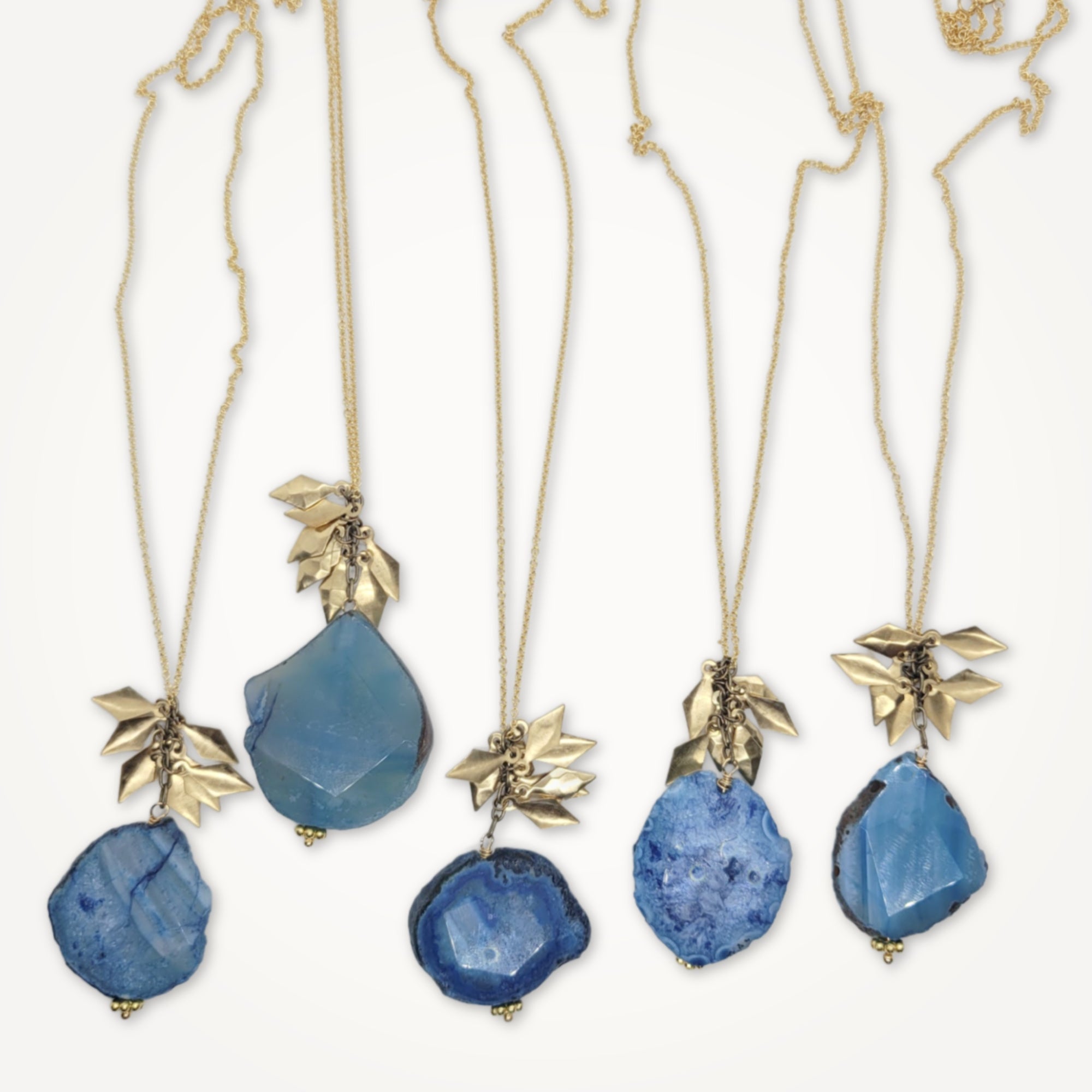 Azure Agate Panache Necklace