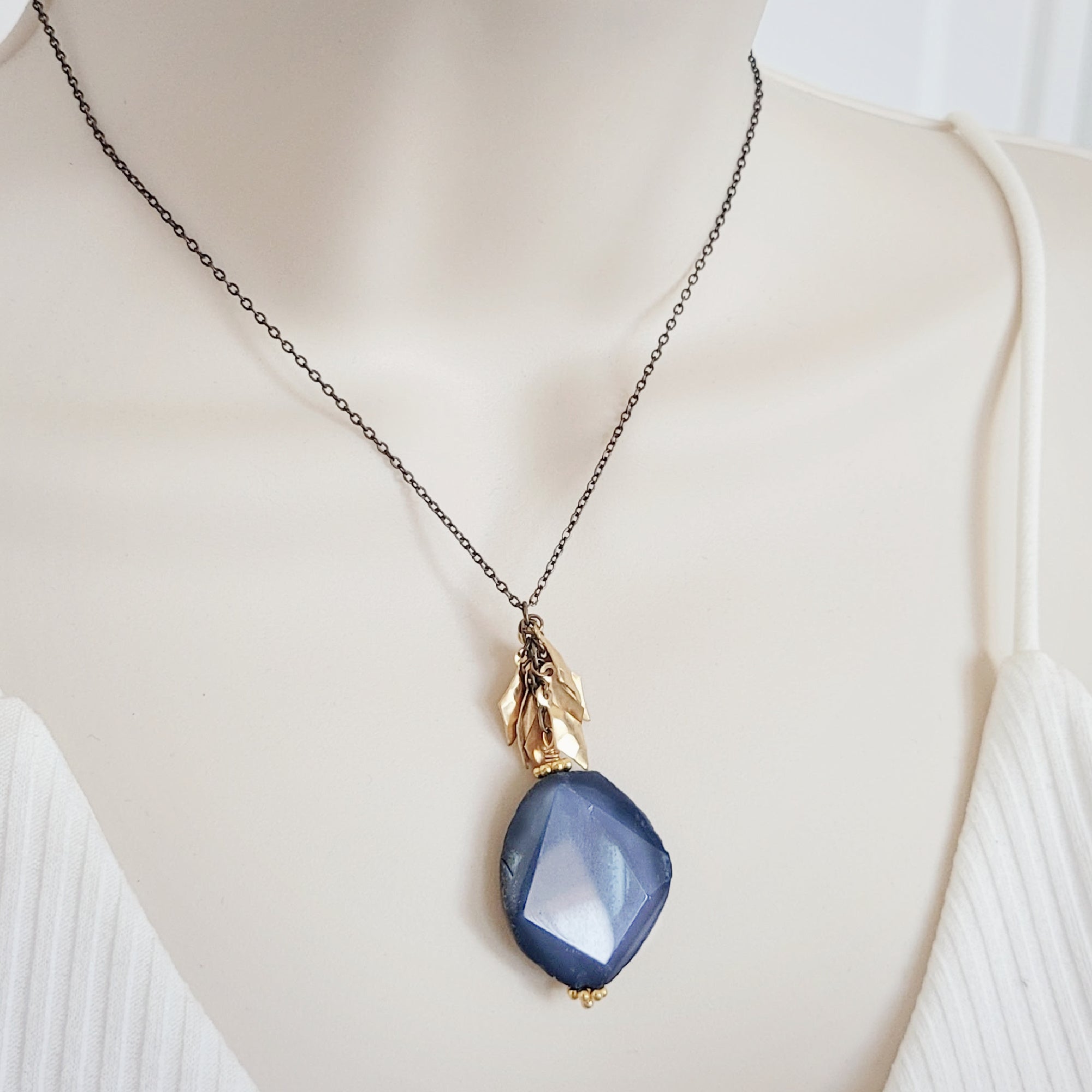 Azure Agate Panache Necklace