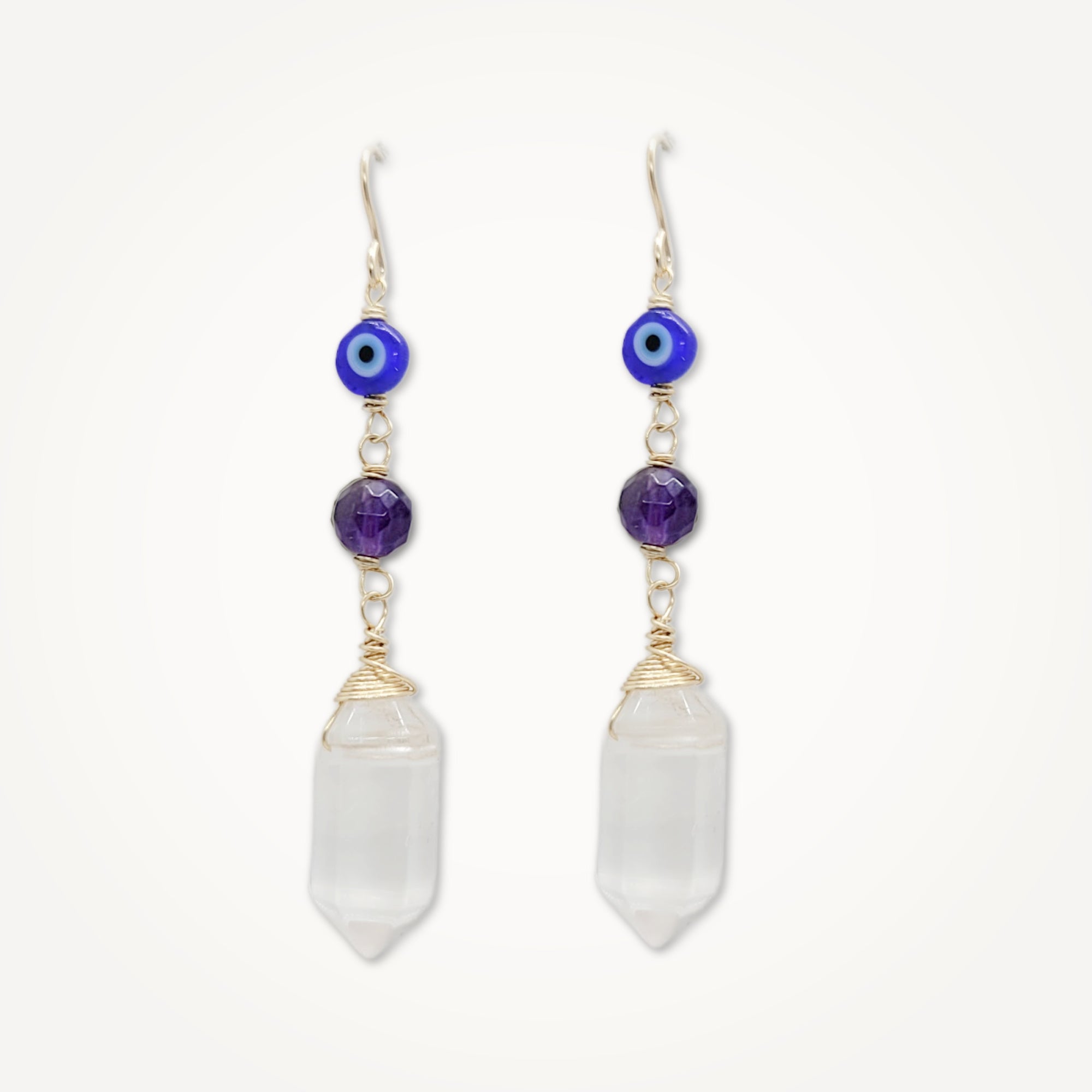 Protection Earrings • Choice of Gemstone