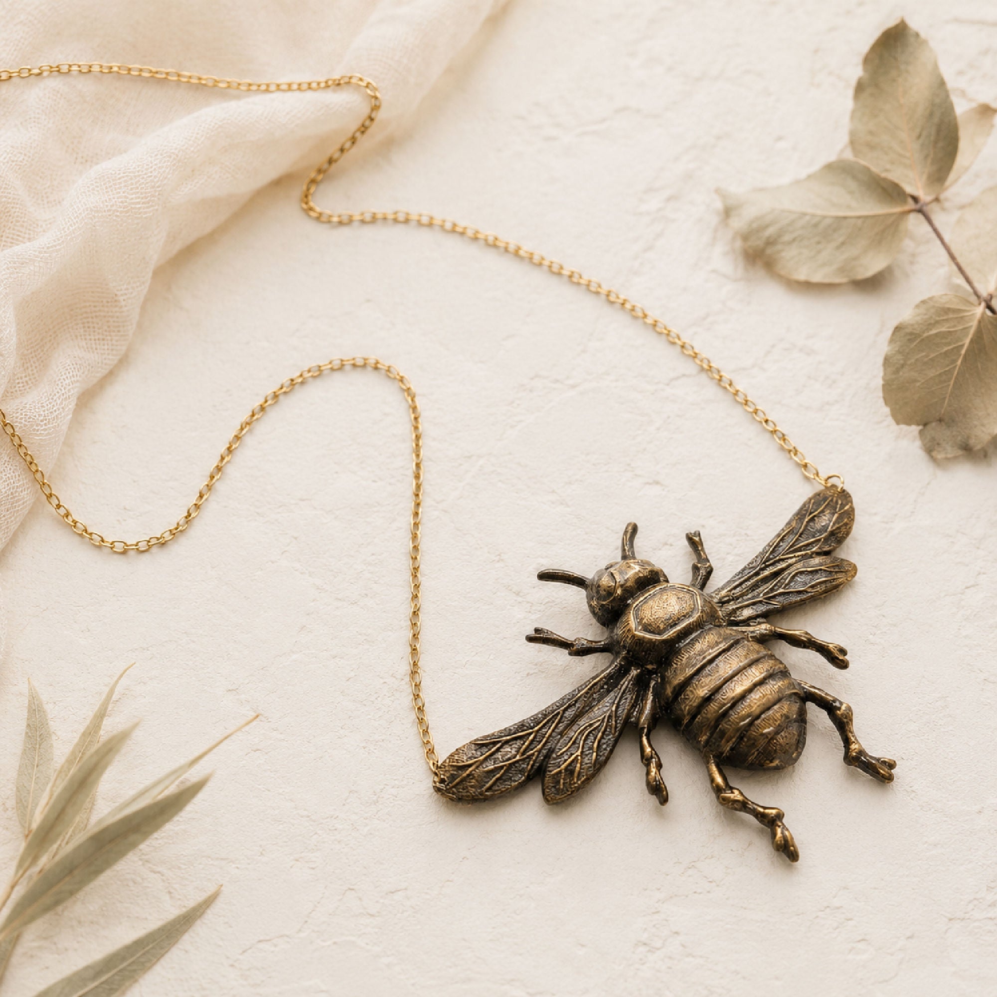Queen Bee Statement Necklace | Beatrixbell Handcrafted Jewelry
