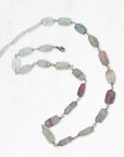 Hand Wrapped Rainbow Fluorite Necklace
