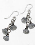 Briolette Cluster Earrings • Smoke Quartz