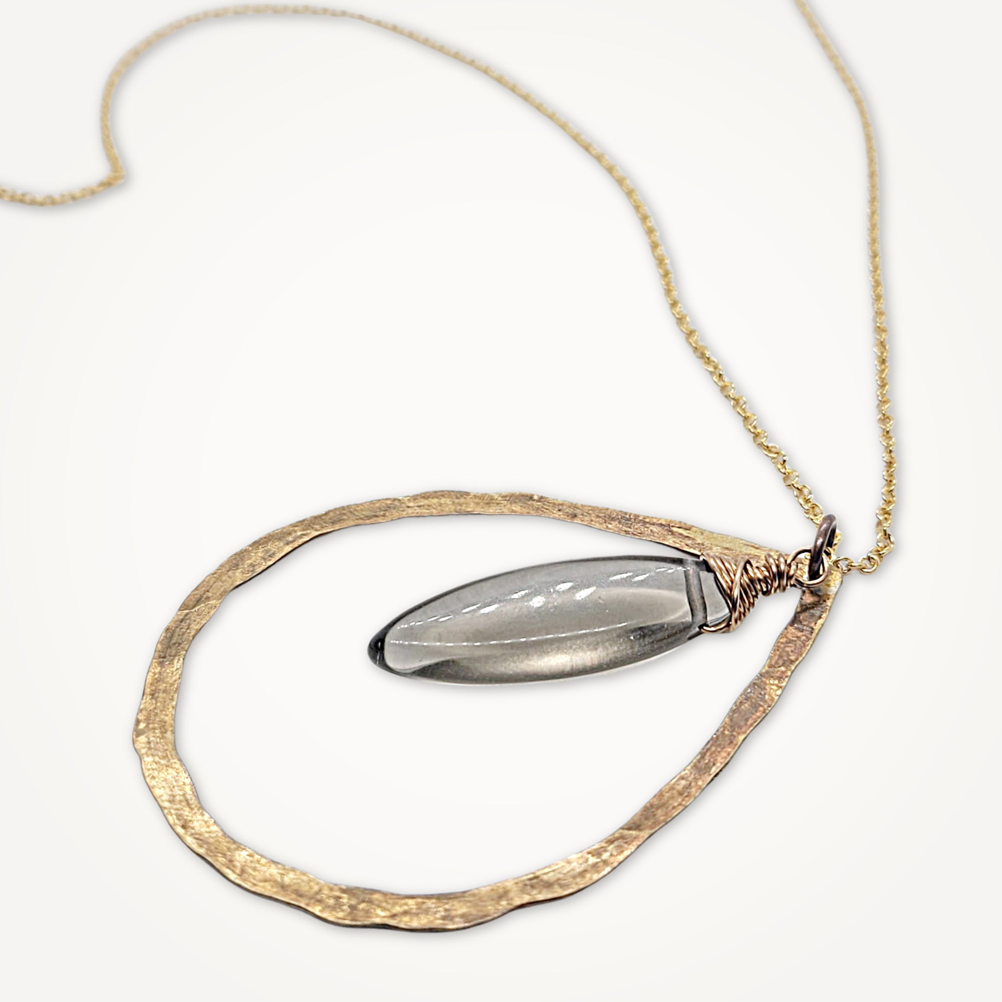 Smoke & Gold Necklace