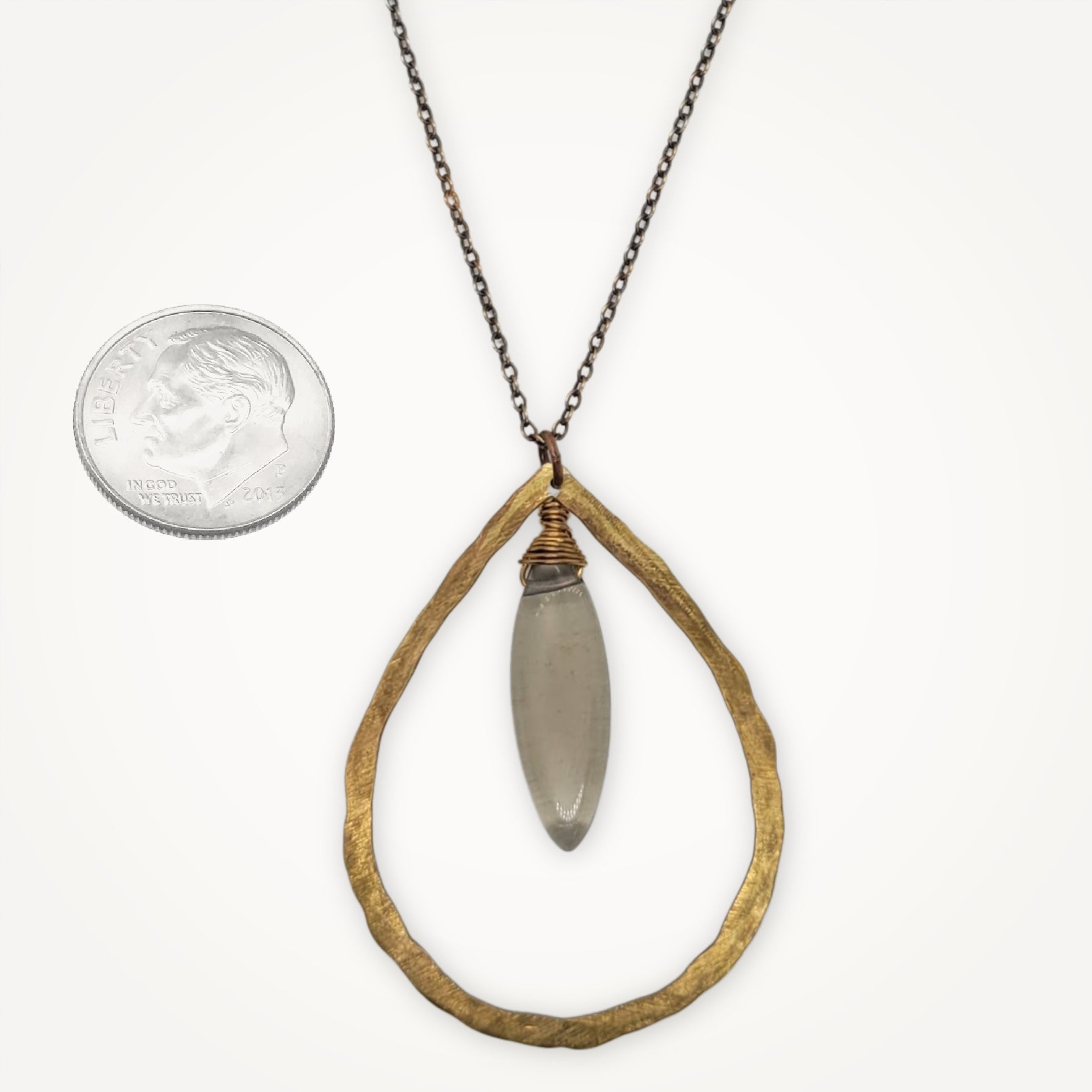Smoke & Gold Necklace