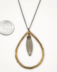 Smoke & Gold Necklace