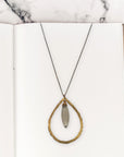 Smoke & Gold Necklace
