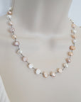 Blush Tones Necklace • Freshwater Pearl