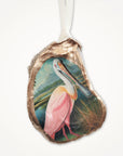 Roseate Spoonbill Ornament • Oyster Shell