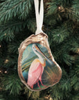 Roseate Spoonbill Ornament • Oyster Shell