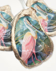 Roseate Spoonbill Ornament • Oyster Shell