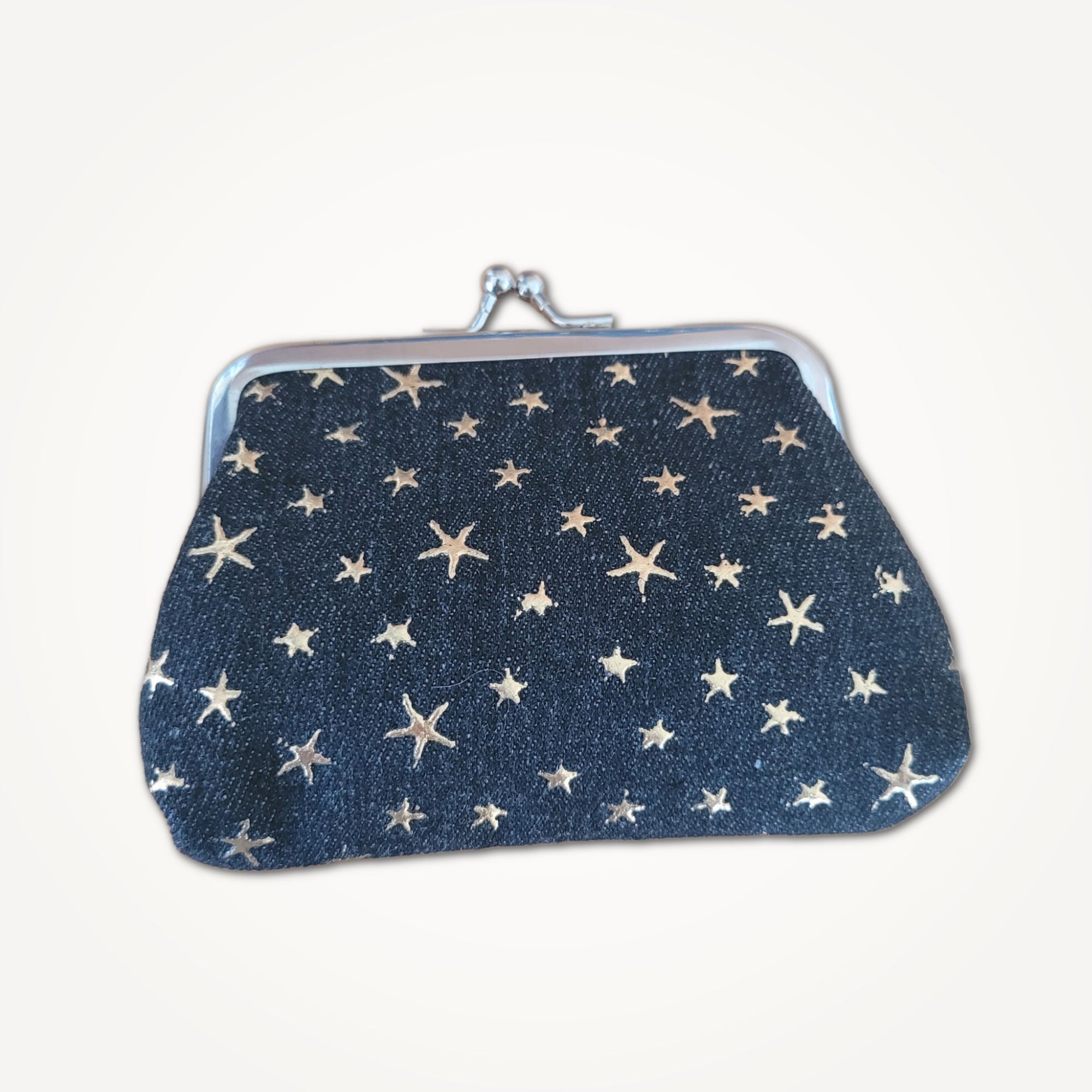 Denim Cosmos Coin Pouch