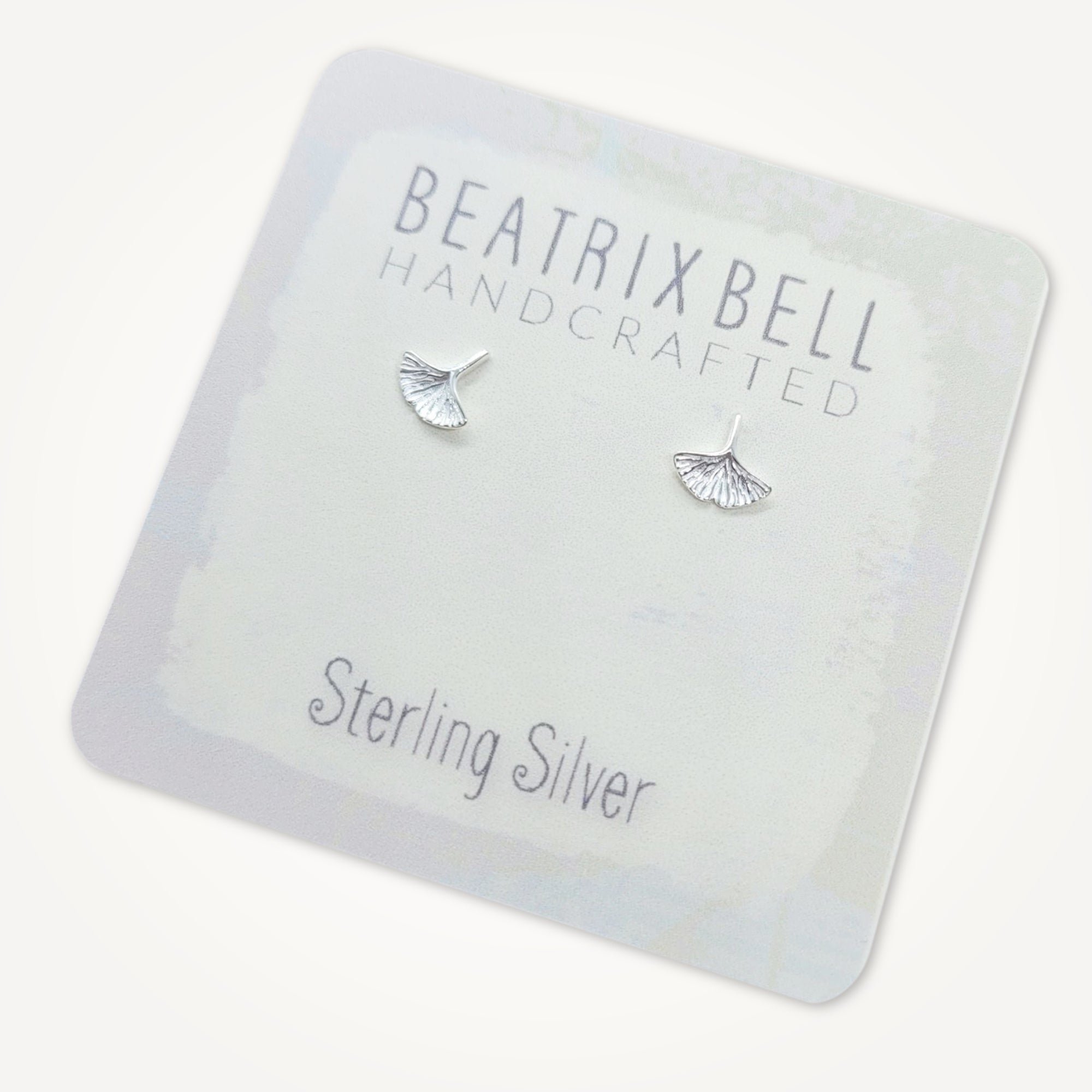 Ginko Leaf • Stud Earrings