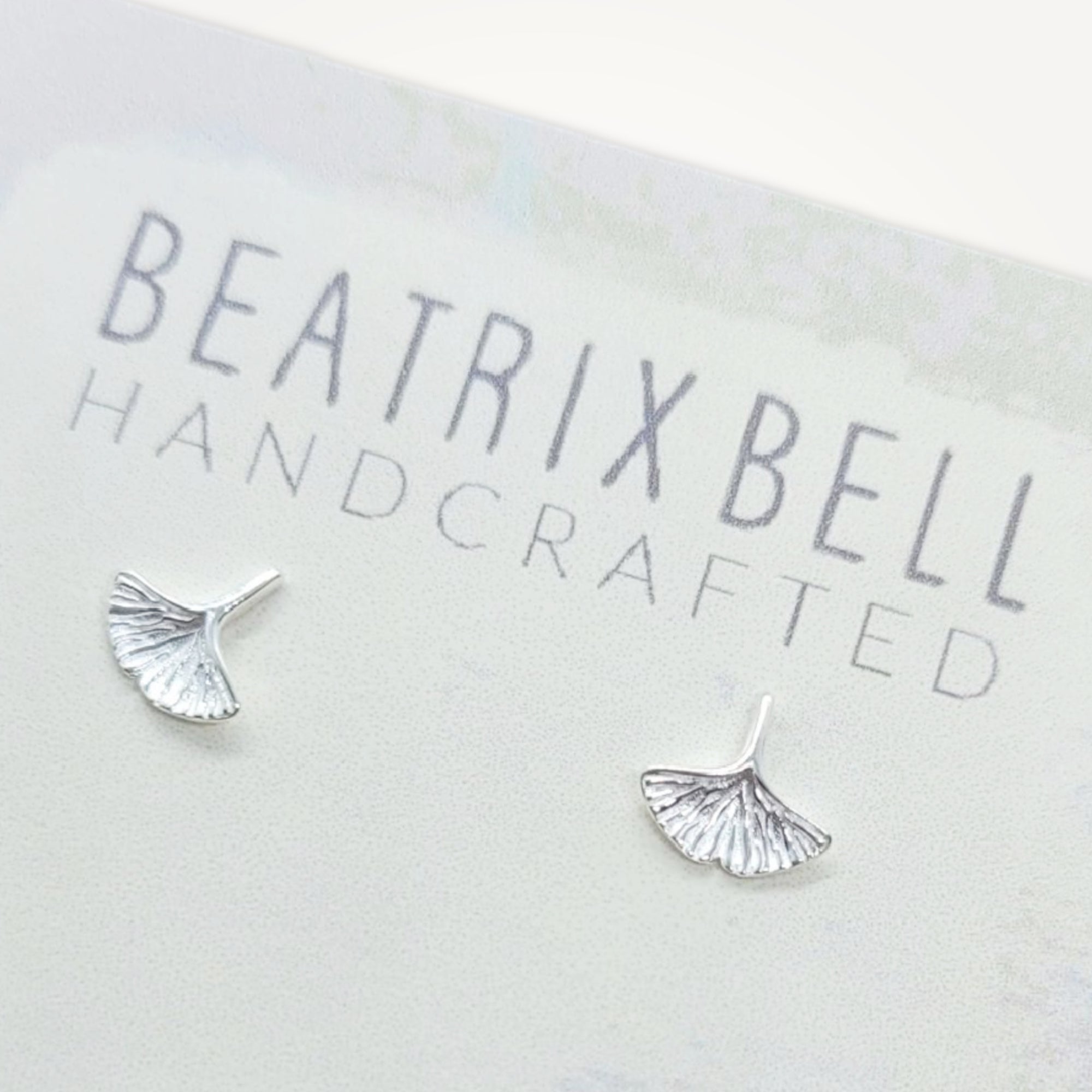Ginko Leaf • Stud Earrings