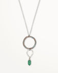 Verdibloom Necklace • Green Onyx