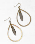 Smoke + Gold Earrings
