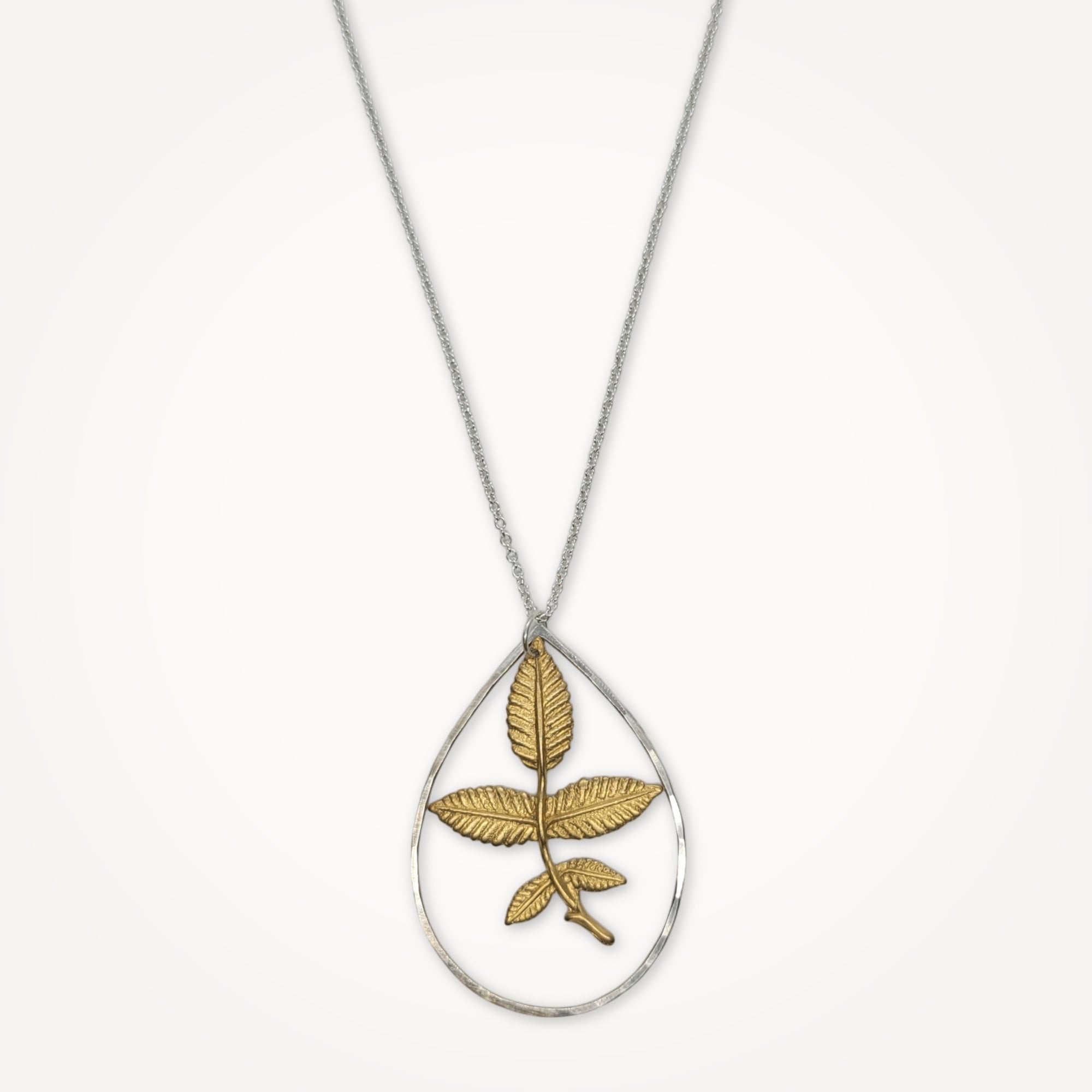 Teardrop Necklace • Foliage