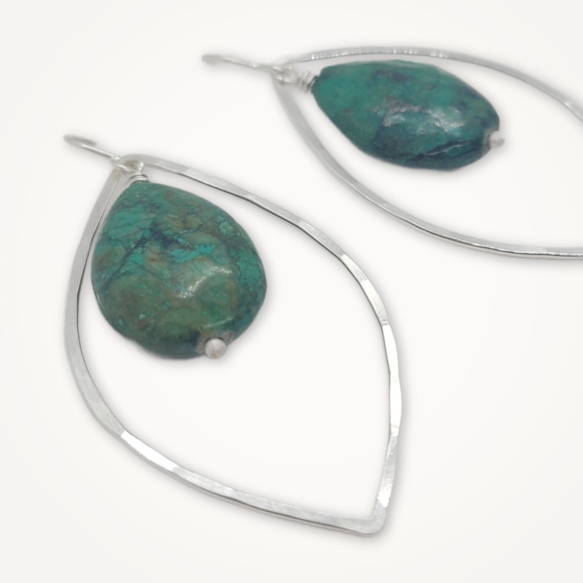Marquise Earrings • African Jasper