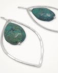 Marquise Earrings • African Jasper