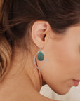 Marquise Earrings • African Jasper