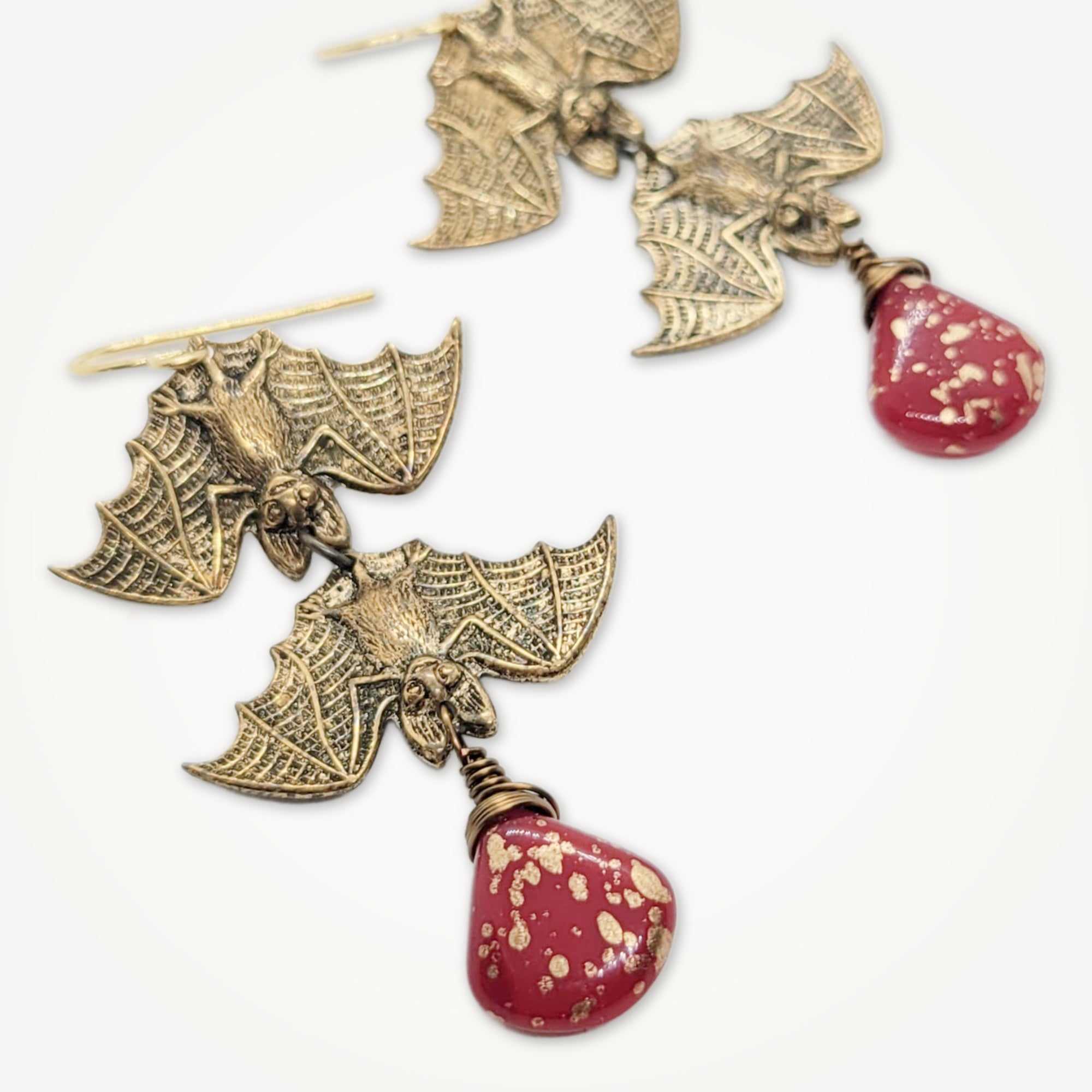 Vampire Bat Earrings